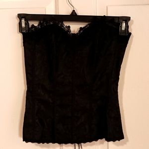 Fredericks of Hollywood Black Lace Corset